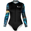 av 3d - Combi surf manches longues MITI caraco Benitier Couleurs Lagon