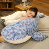 Couleurs Lagon - Jouet Peluche Oreiller Baleine Bleu 3D 50-110cm - modele 110cm