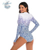 dos - Combi Surf Manche Longue Push-Up BLEU CORAIL - Couleurs Lagon