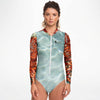 av - Combi surf manches longues MITI caraco Gorgones II Couleurs Lagon