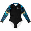 a plat av - Combi surf manches longues MITI caraco Benitier II Couleurs Lagon