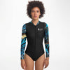 av - Combi surf manches longues MITI caraco Benitier Couleurs Lagon