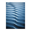 vagues sillage - Toile impression d'art bleu océan blanc beige apnée dauphin requin - Couleurs Lagon