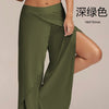 vert fonce - Pantalon Bali large fluide taille basse femme S-5XL – Mode été plage balnéaire décontractée - Couleurs Lagon