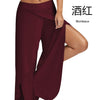 bordeaux - Pantalon Bali large fluide taille basse femme S-5XL – Mode été plage balnéaire décontractée - Couleurs Lagon