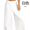 blanc - Pantalon Bali large fluide taille basse femme S-5XL – Mode été plage balnéaire décontractée - Couleurs Lagon
