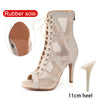 rubber blanc 11 styletto - Chaussures de Danse Latine à Talons Hauts – Modèle LUNA II Strass Styletto Noir - Couleurs Lagon