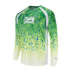 vert lagon - Couleurs Lagon - Chemise de Pêche Respirante Lycra Manches Longues UV50+ CAMOUFLAGE OCEAN PELAGIC