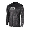 noir camo - Couleurs Lagon - Chemise de Pêche Respirante Lycra Manches Longues UV50+ CAMOUFLAGE OCEAN PELAGIC