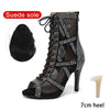 nubuck noir 7 styletto - Chaussures de Danse Latine à Talons Hauts – Modèle LUNA II Strass Styletto Noir - Couleurs Lagon