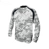 Chemise de Pêche Respirante UV50+ Lycra Manches Longues Camouflage Générique