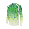 Chemise de Pêche Respirante UV50+ Lycra Manches Longues Camouflage Générique