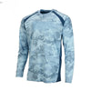 Chemise de Pêche Respirante UV50+ Lycra Manches Longues Camouflage Générique