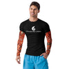 av G - Lycra Compression Homme UV50+ NOIR Manchette Gorgone Rouge - Couleurs Lagon