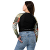 dos et jean - Crop Top Lycra Femme Manche Longue Recyclé SPF50 Marron Sable Coquillage - Couleurs Lagon