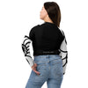dos & jean - Crop Top Lycra Femme Manche Longue Recyclé SPF50 Nautile Blanc - Couleurs Lagon