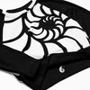gros plan avant - Crop Top Lycra Femme Manche Longue Recyclé SPF50 Nautile Blanc 2 - Couleurs Lagon