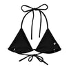 interieur coloré - Haut de bikini éco-responsable rembourré UPF50+ Noir - Couleurs Lagon