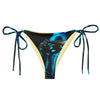 avant a plat - Bas de Bikini String Doublé Banane Recyclé UPF50+ Bénitier Bleu - Couleurs Lagon