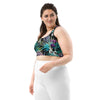 Couleurs Lagon - Brassière de Sport Couleurs Lagon NOIR FLORAL COLEOPTERES