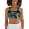Couleurs Lagon - Brassière de Sport Couleurs Lagon NOIR FLORAL COLEOPTERES