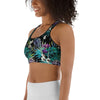 Couleurs Lagon - Brassière de Sport Couleurs Lagon NOIR FLORAL COLEOPTERES