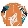 dos à plat - Lycra Manche Longue UPF50 Ado 8-20 Orange - Couleurs Lagon
