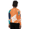 dos jogging noir - Lycra Manche Longue UPF50 Ado 8-20 Orange - Couleurs Lagon