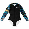 a plat av - Combi surf manches longues MITI caraco Benitier Couleurs Lagon