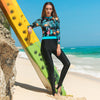 avant - Combinaison Intégrale Lycra Rashguard Manche Longue UPF50 AQUA BLUE - Couleurs Lagon