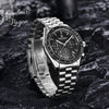 Montre Luxe Chronographe Analogique à Quartz SPEEDMASTER MoonWatch - Couleurs Lagon