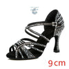 Chaussure Danse Latine Rouge et Noir 7.5-9 - Couleurs Lagon