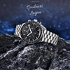 Montre Luxe Chronographe Analogique à Quartz SPEEDMASTER MoonWatch - Couleurs Lagon