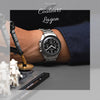 Montre Luxe Chronographe Analogique à Quartz SPEEDMASTER MoonWatch - Couleurs Lagon