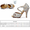 Chaussure Danse Latine - Talon Haut - Couleurs Lagon