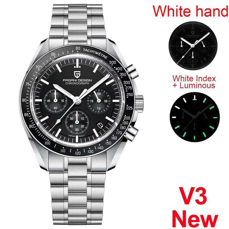 Montre Luxe Chronographe Analogique à Quartz SPEEDMASTER MoonWatch - Couleurs Lagon