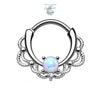 Anneau de nez boucle d'oreille Piercing Opal - Couleurs Lagon