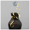 Boucles d'oreilles en Argent S925 Algue Marine Concises et Lisses - Couleurs Lagon
