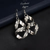 Boucles d'oreilles en spirale couleur argent noir ou or - Couleurs Lagon