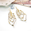 Boucles d'oreilles Punk en spirale pour femmes - Couleurs Lagon