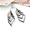 Boucles d'oreilles Punk en spirale pour femmes - Couleurs Lagon