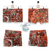 Boxers Homme Gorgones Rouge Nautile - Couleurs Lagon