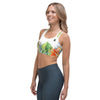 Brassière de Sport Couleurs Lagon FLORAL LIBELLULE HIBISCUS - Couleurs Lagon