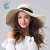Chapeau de Plage Paille Ajustable - Couleurs Lagon