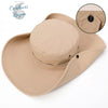 Chapeau de Soleil Anti UV Unisexe à Bord Large Pliable PANAMA UNI - Couleurs Lagon