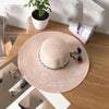 Chapeau Paille Plage Dame I want to see the sea - Couleurs Lagon