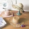 Chapeau Paille Plage Dame I want to see the sea - Couleurs Lagon
