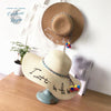 Chapeau Paille Plage Dame I want to see the sea - Couleurs Lagon