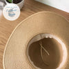 Chapeau Paille Plage Dame I want to see the sea - Couleurs Lagon