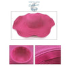 Chapeau Paille Pliant à Bord Large - Couleurs Lagon